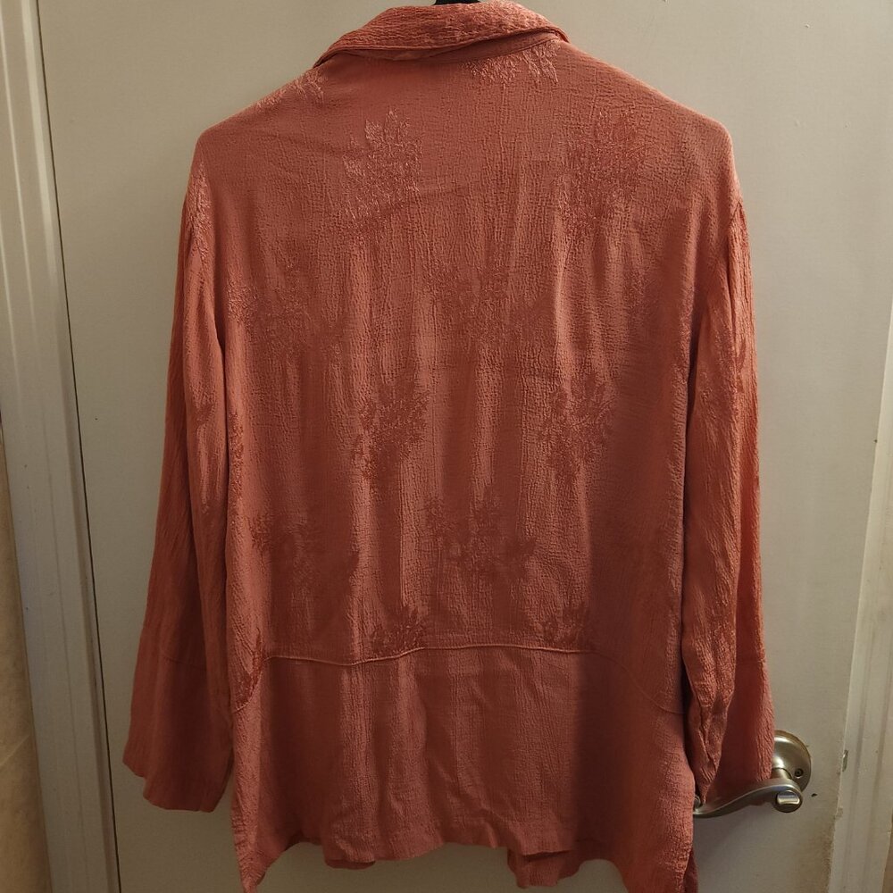 Caribe Pink Button Down Shirt - Picture 4 of 4